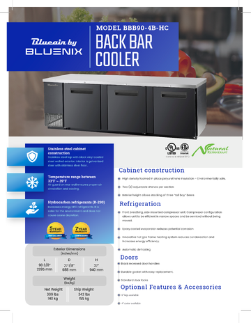 Spec Sheet