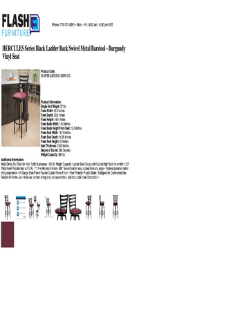 Spec Sheet