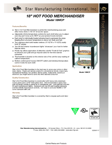 Spec Sheet