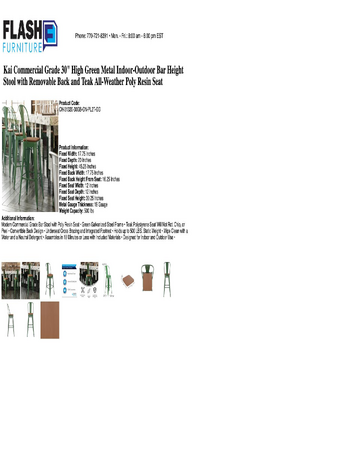 Spec Sheet
