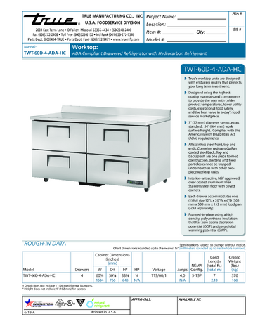 Spec Sheet