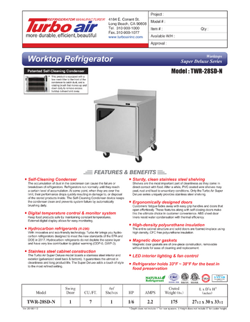 Spec Sheet