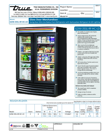 Spec Sheet