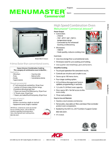 Spec Sheet