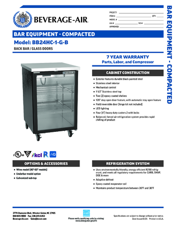 Spec Sheet