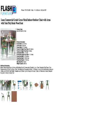 Spec Sheet