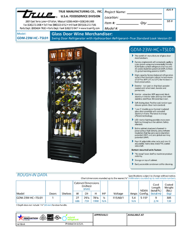Spec Sheet