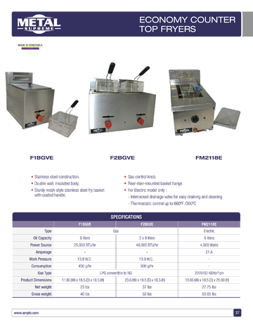 Spec Sheet