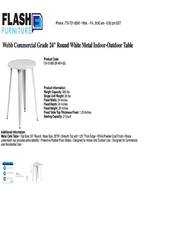 Spec Sheet