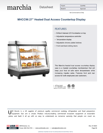Spec Sheet