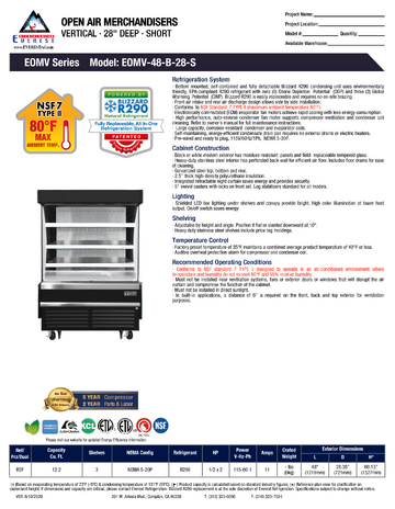 Spec Sheet