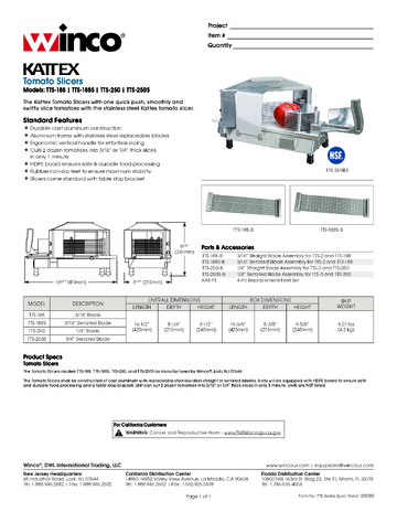 Spec Sheet