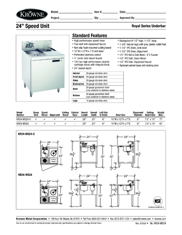Spec Sheet
