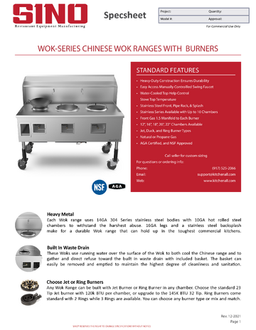 Spec Sheet