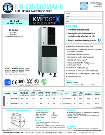 Spec Sheet