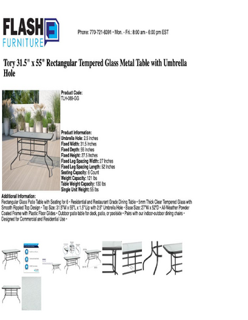 Spec Sheet