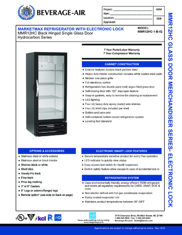 Spec Sheet