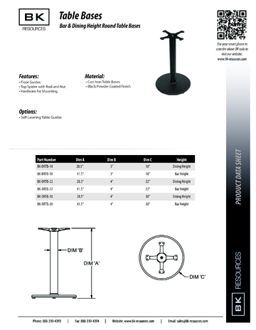 Spec Sheet