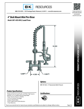 Spec Sheet
