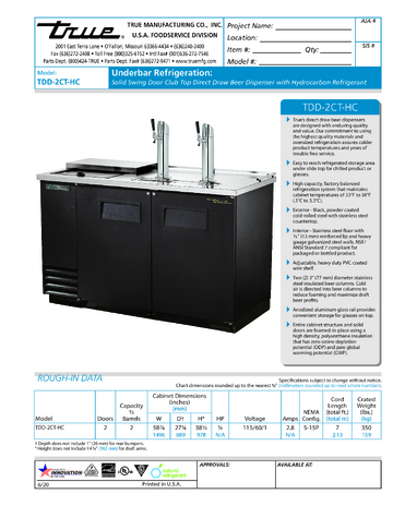 Spec Sheet