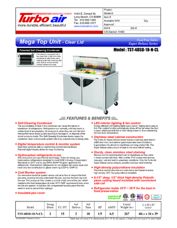 Spec Sheet