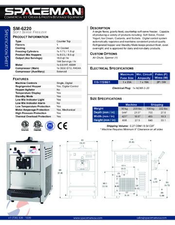 Spec Sheet