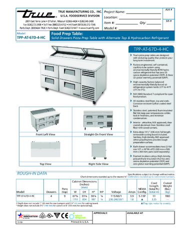 Spec Sheet