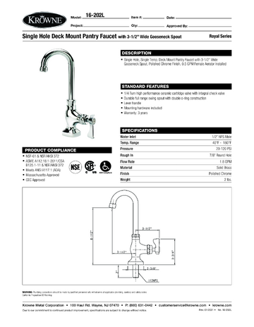Spec Sheet
