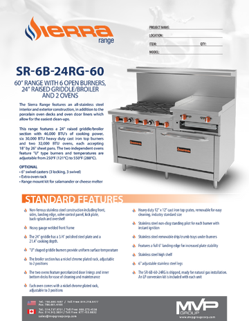 Spec Sheet