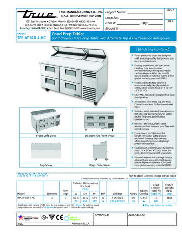 Spec Sheet