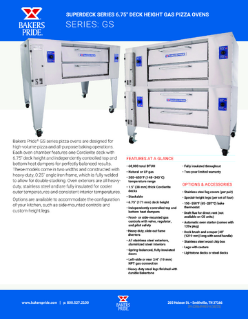 Spec Sheet