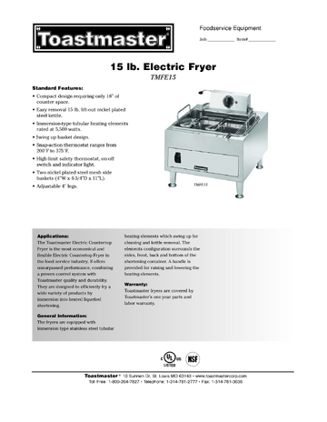 Spec Sheet