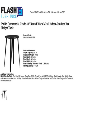 Spec Sheet