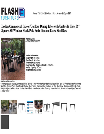 Spec Sheet