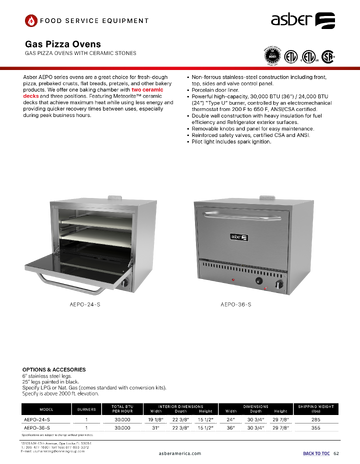 Spec Sheet