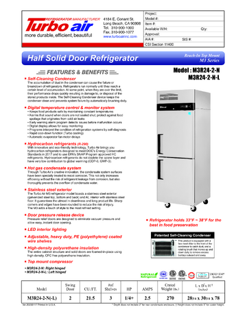 Spec Sheet