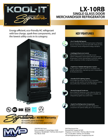 Spec Sheet