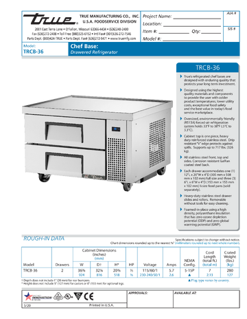 Spec Sheet