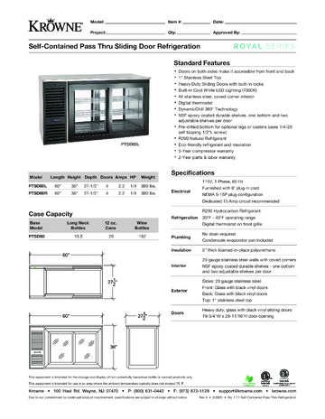 Spec Sheet