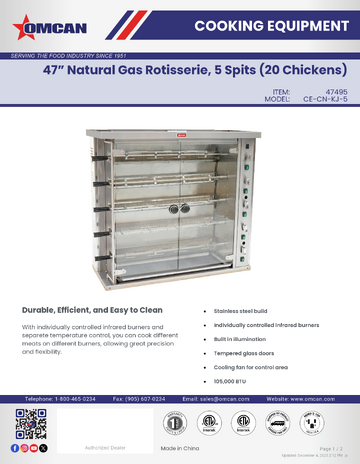 Spec Sheet