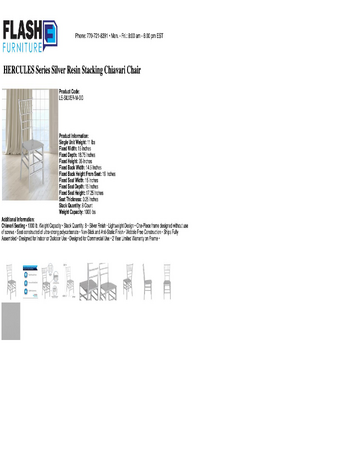 Spec Sheet