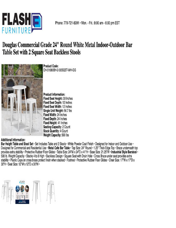 Spec Sheet