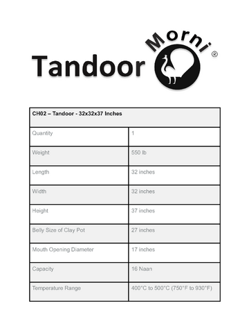 Spec Sheet