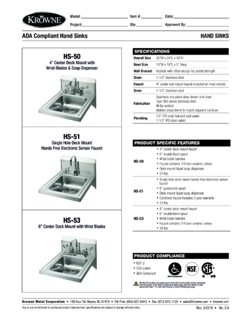Spec Sheet