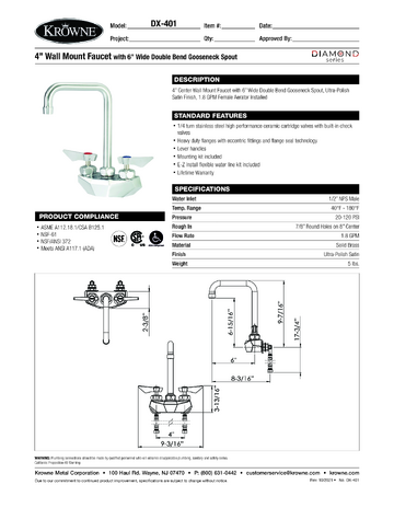 Spec Sheet