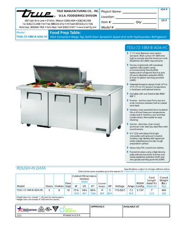 Spec Sheet