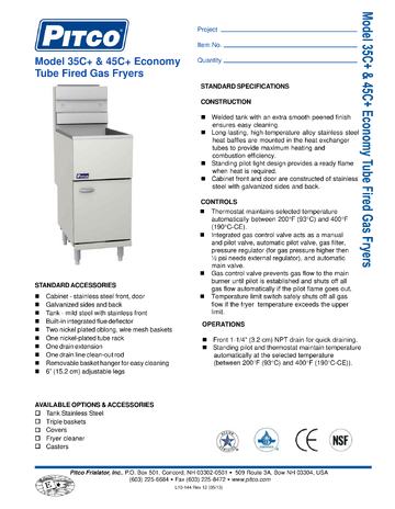 Spec Sheet