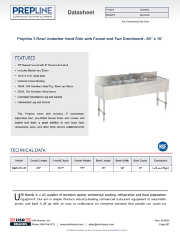 Spec Sheet