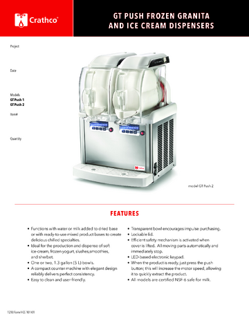 Spec Sheet