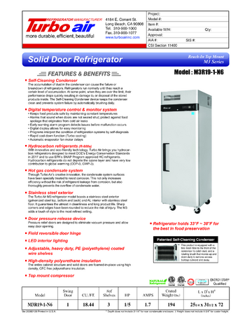 Spec Sheet